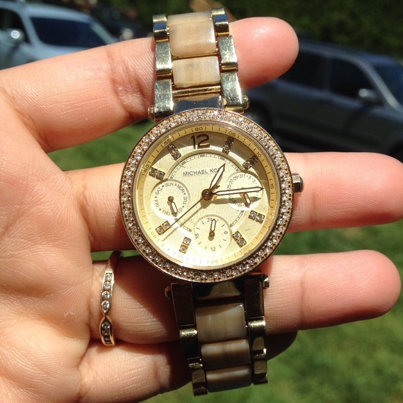 Trade Michael Kors Watch Crystal Rhinestone - Picture 4 of 8